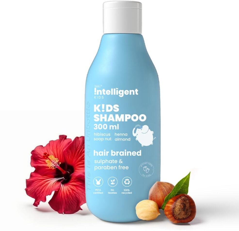 Intelligent Mild Shampoo for Kids, with Soapnut, Hibiscus to moisturize hair