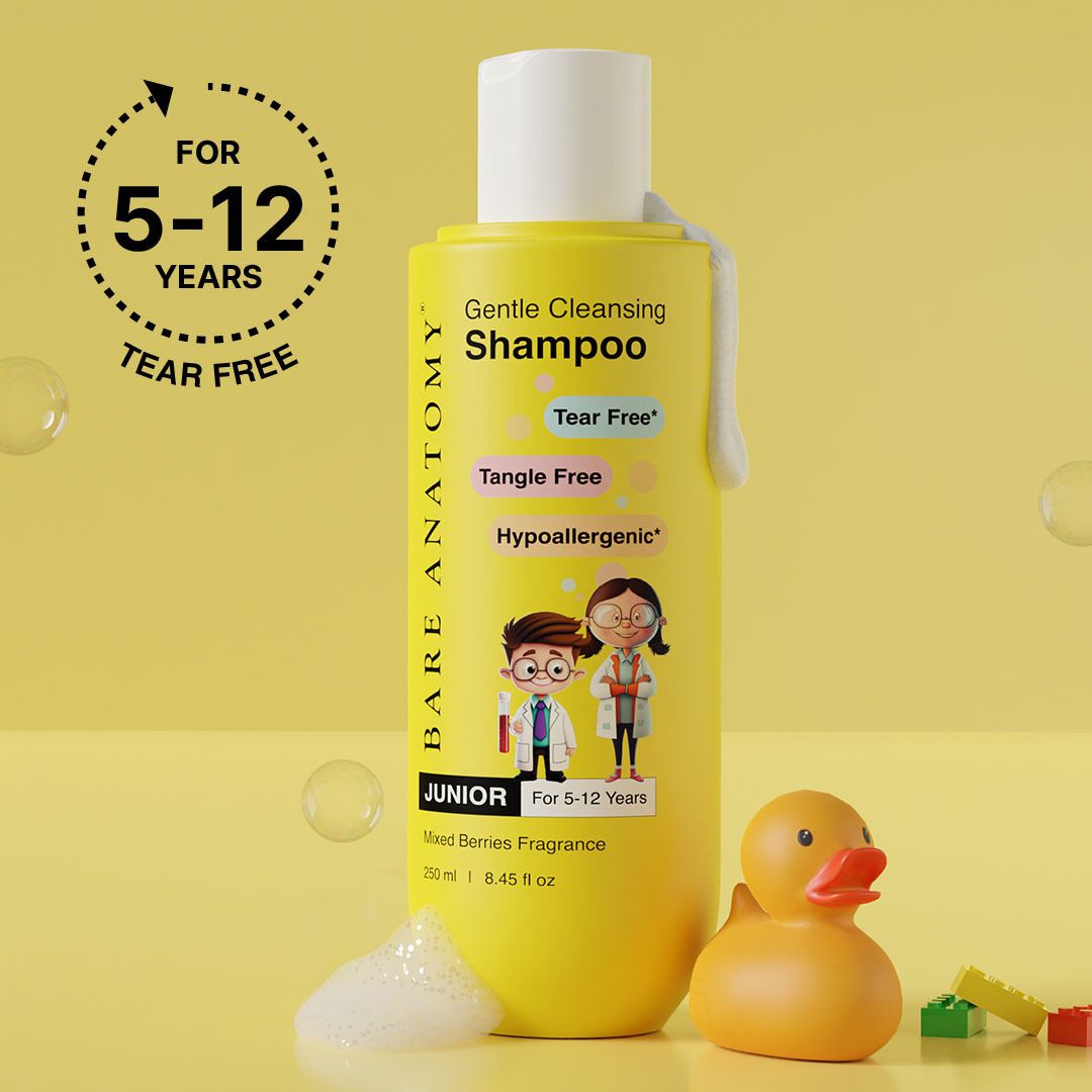 Junior Gentle Cleansing Kids Shampoo|Tear-free & Hypoallergenic|5-12 Yr Old Kids-image-19