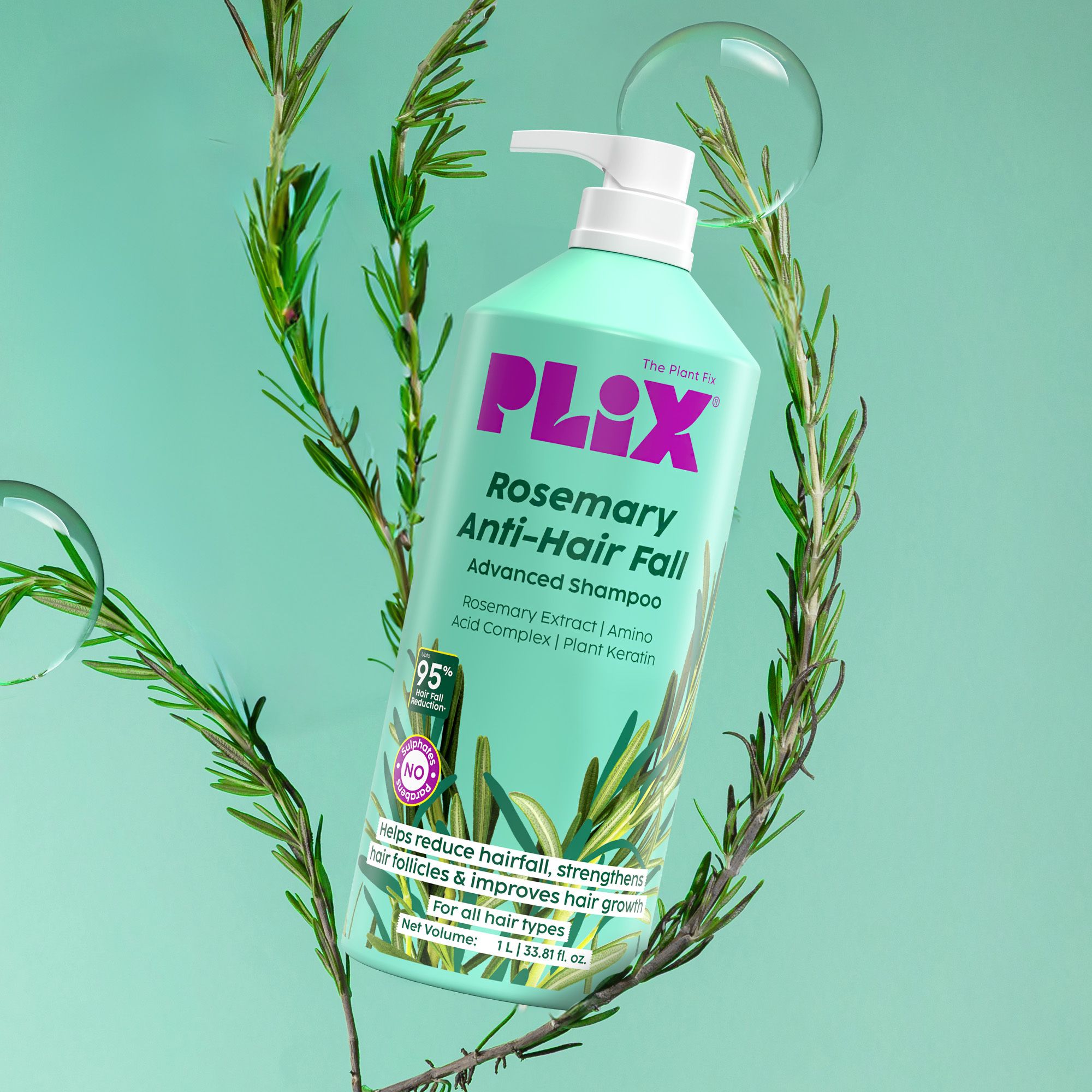 Rosemary Anti Hair Fall Shampoo for Hair Growth | 3% Rosemary Extract-image-22