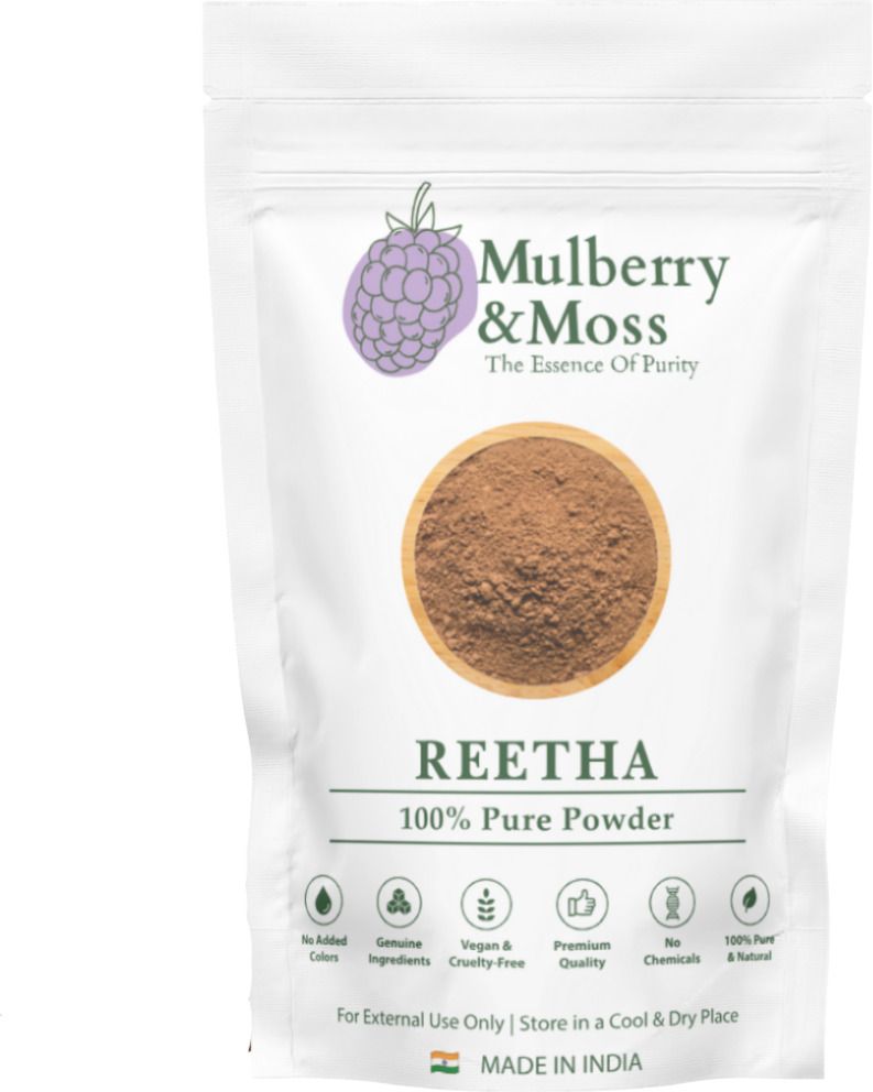 mulberry & moss Natural Reetha Powder,Herbal Hair Cleanser for Strong,Shiny, Dandruff-Free Hair-picture-38