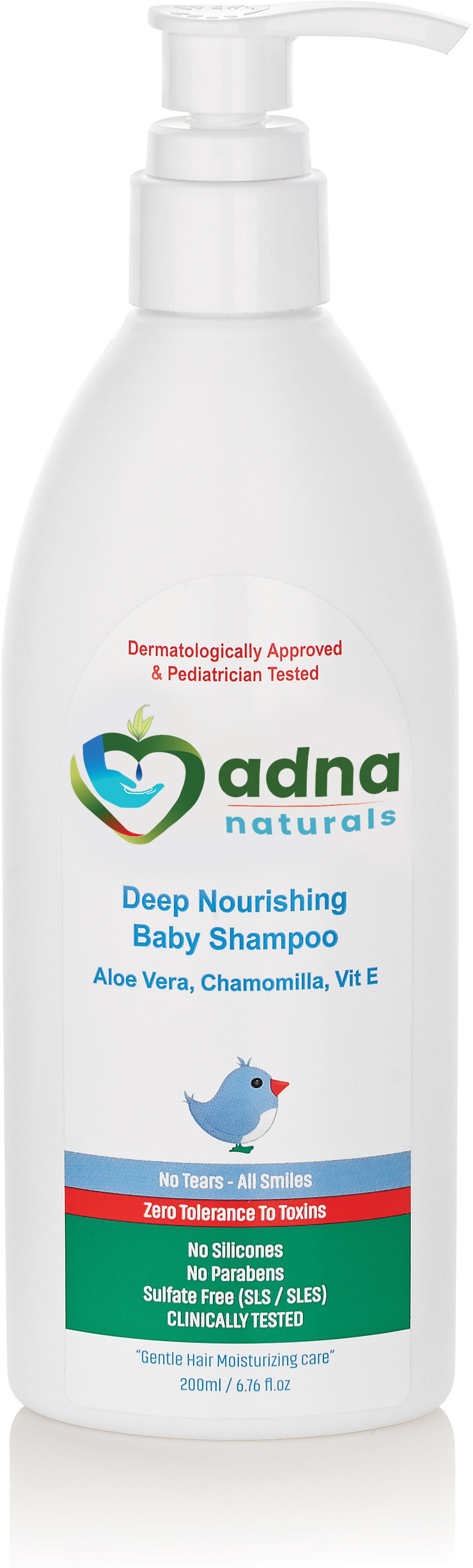 adna naturals Baby Shampoo Aloe Vera, Chamomilla, Hibiscus, Olive Oil & Vitamin E-picture-18