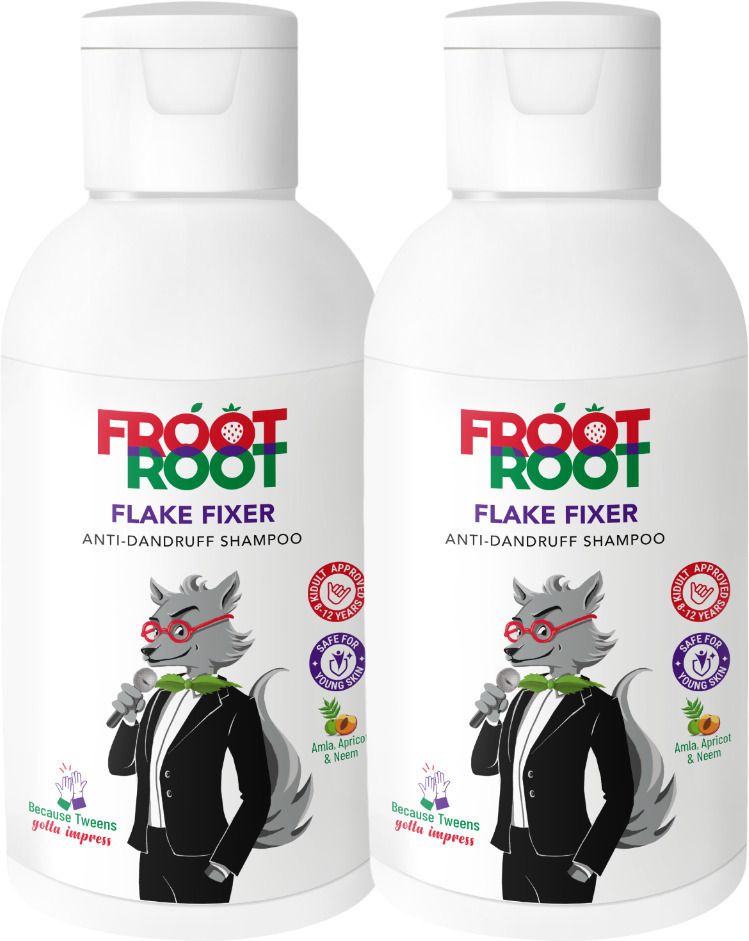 froot root Flake Fixer Anti Dandruff Shampoo with Conditioning Properties for Kid Pack of 2-picture-21