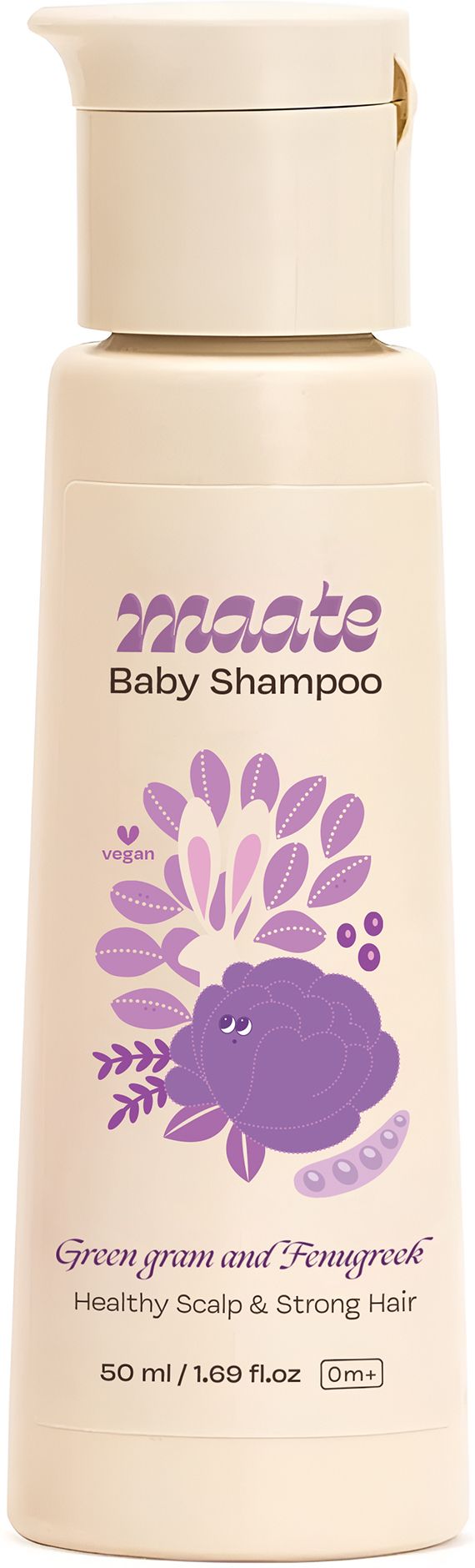 maate Baby Shampoo Green Gram & Fenugreek Extracts Soft & Shiny Baby Hair-picture-45