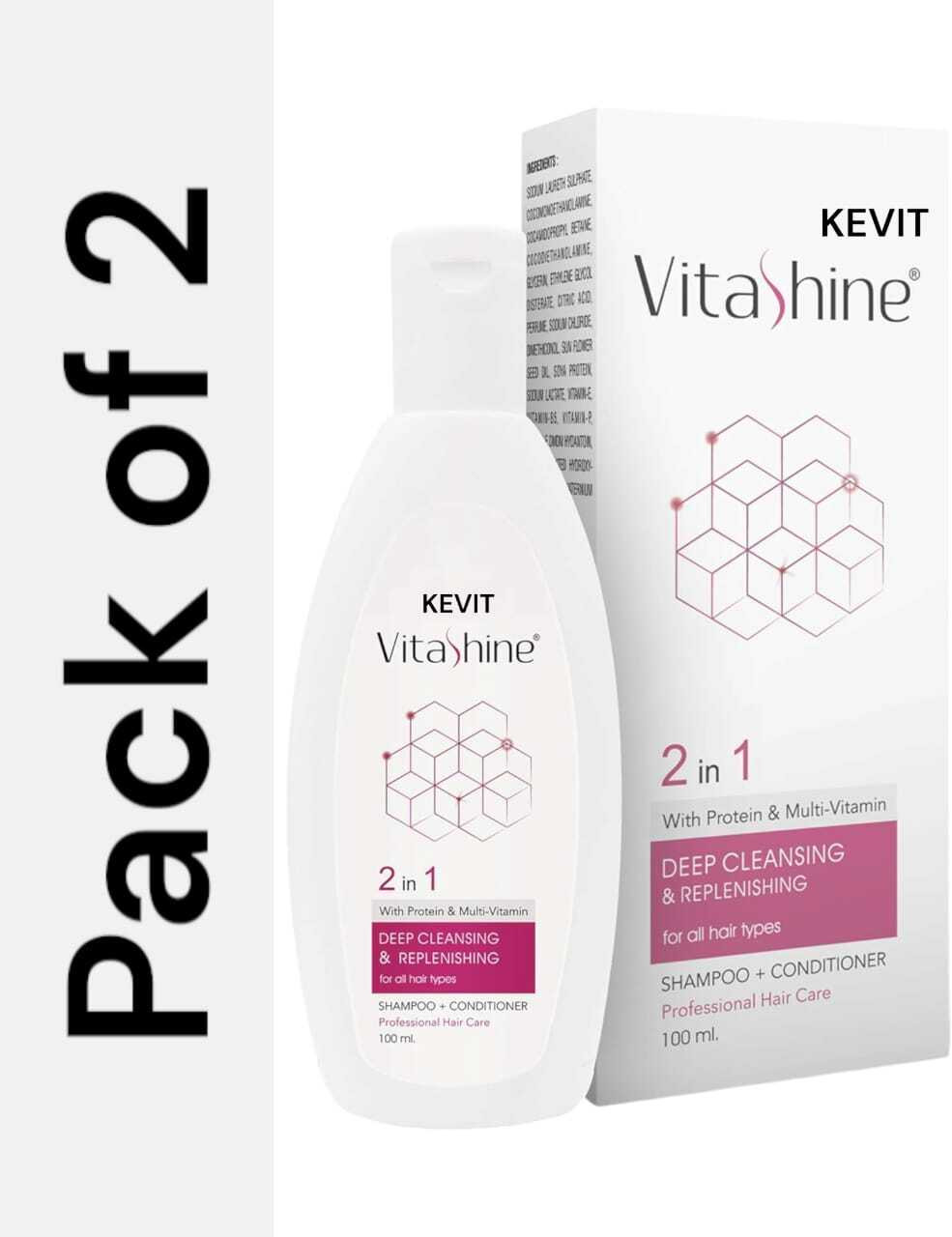 kevit Vitashine Protein and Multivitamin 2 in 1 Shampoo image 1