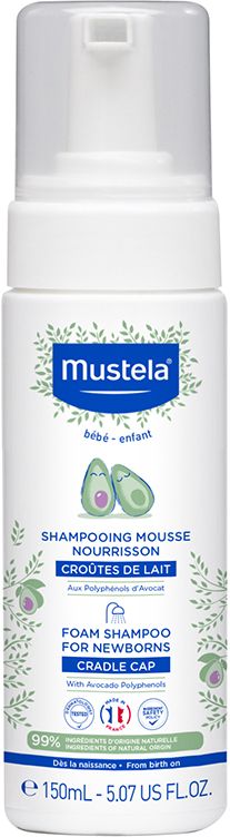 mustela Foam Shampoo for Newborns with Cradle Cap Care - 150ml-picture-5