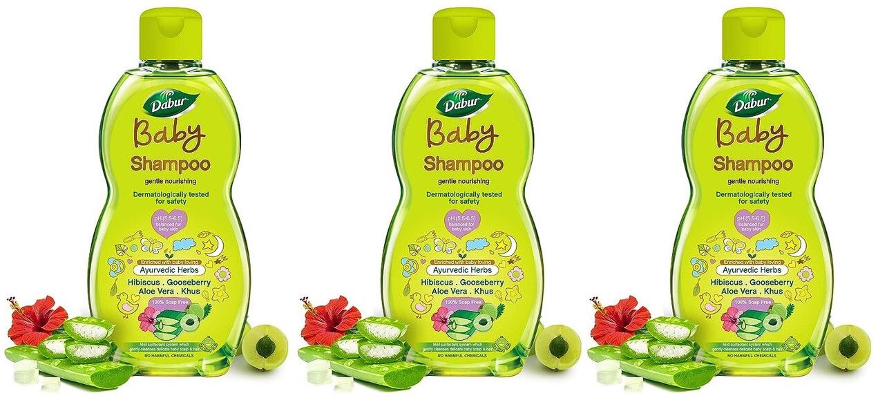 dabur Baby Gentle Nourishing 200mlx3 Shampoo Ayurvedic herbs, 100% soap free-picture-14