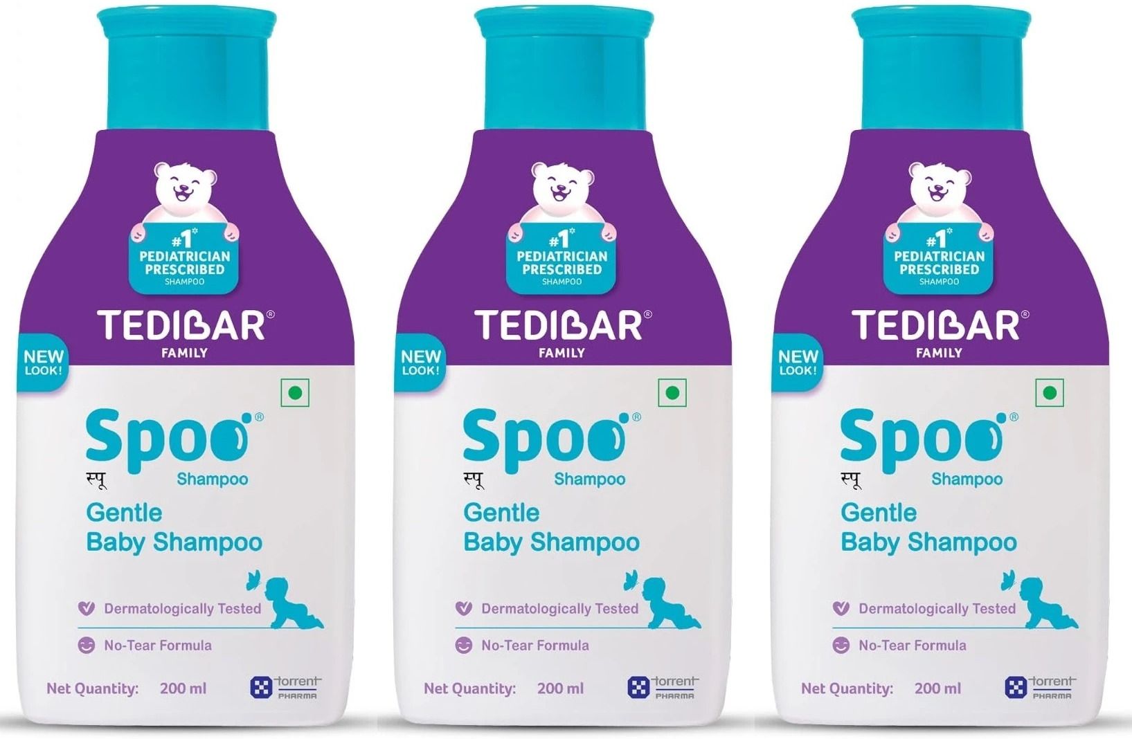 spoo Baby shampoo 200ml x Pack of 3-picture-47