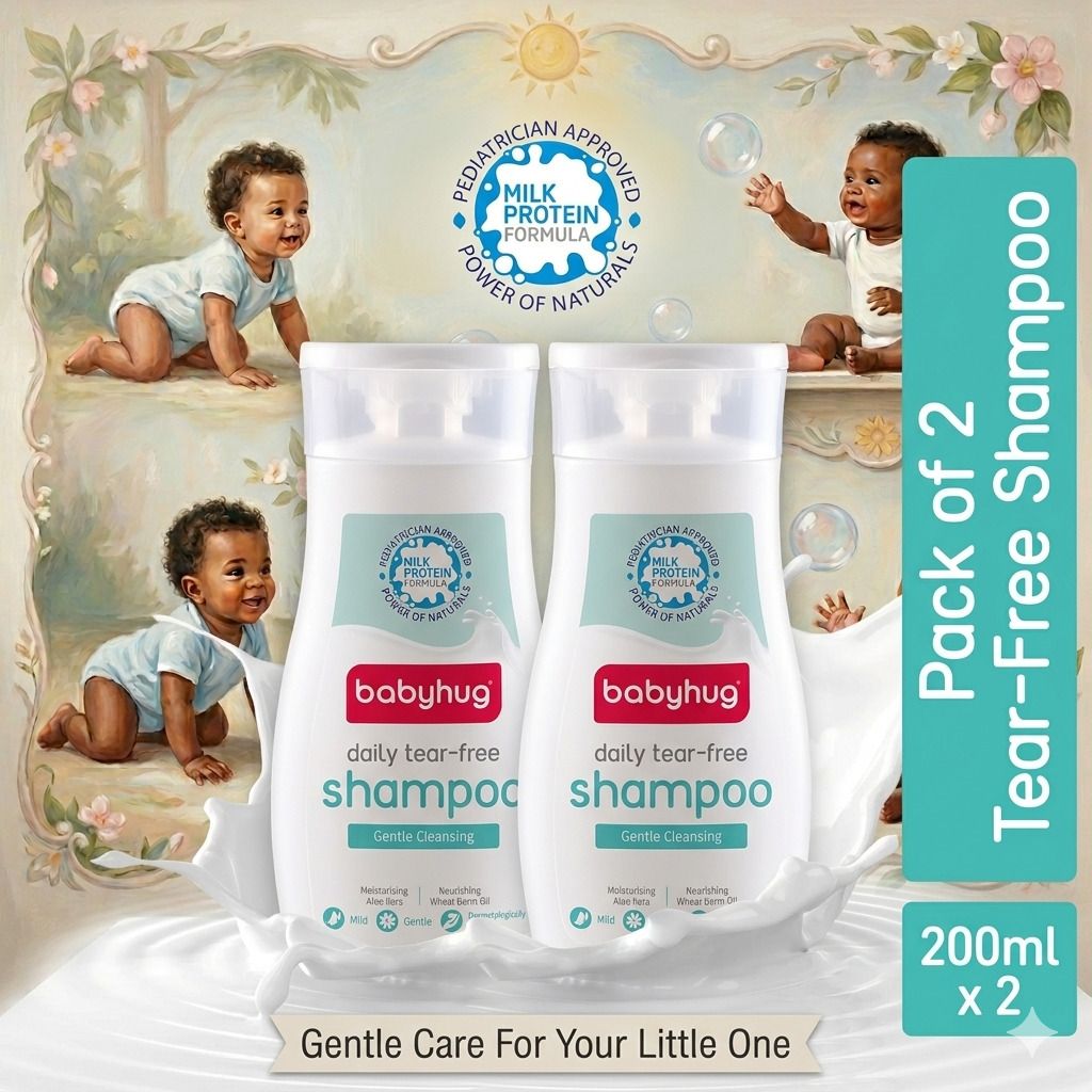 Baby Shampoo 200 ML gentle baby tear free shampoo pack of 2-image-3