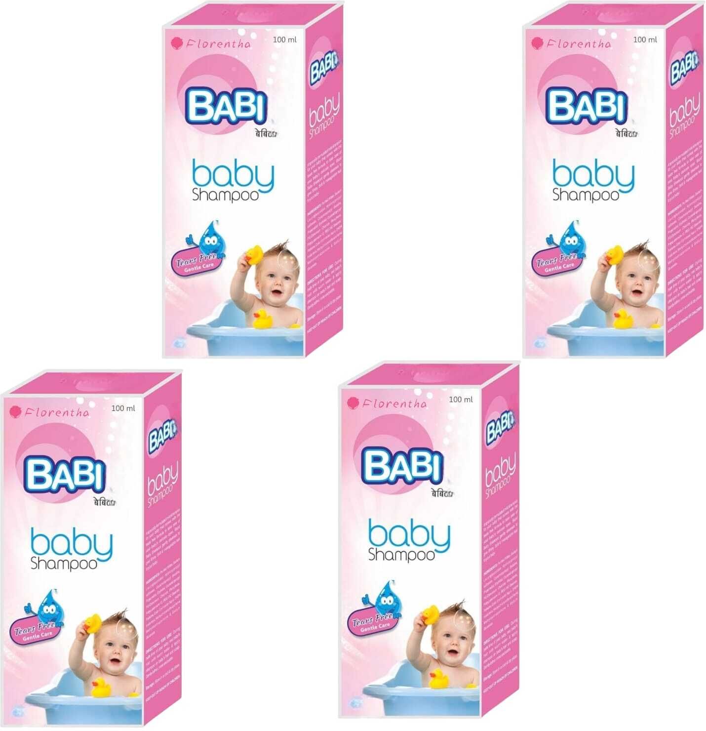 BABI BABY SHAMPOO FOR BABYS HEALTHY SILKY HAIRS PACK OF 4-image-18