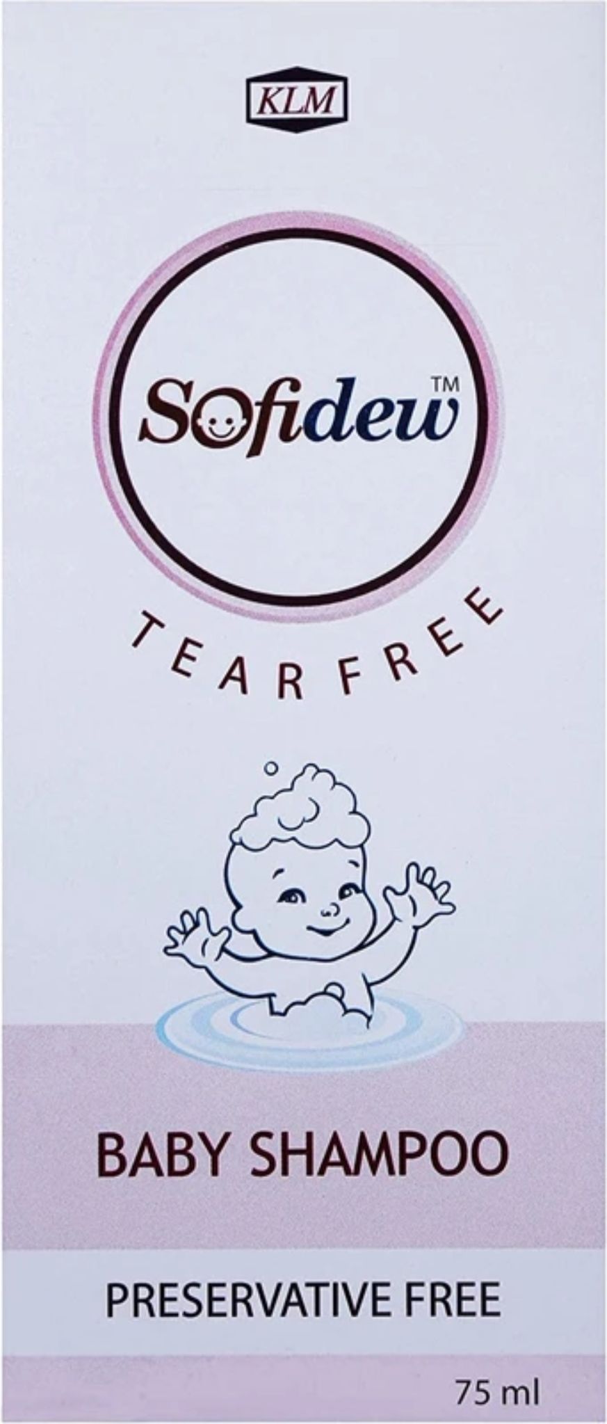 klm laboratories Sofidew Tear Free Baby Shampoo, Mild Cleanser, Preservative free (100 ml)-picture-17