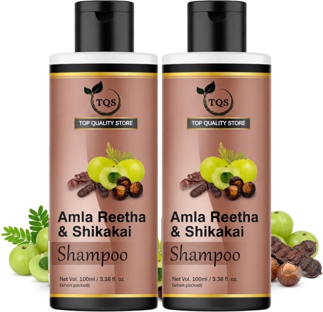 tqs Herbal Amla Reetha & Shikakai Shampoo for Strong, Healthy & Shiny Hair-picture-0