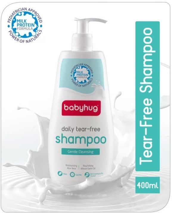 babyhug Milk Protein Formula Daily Tear Free Shampoo, 400 ml-picture-24