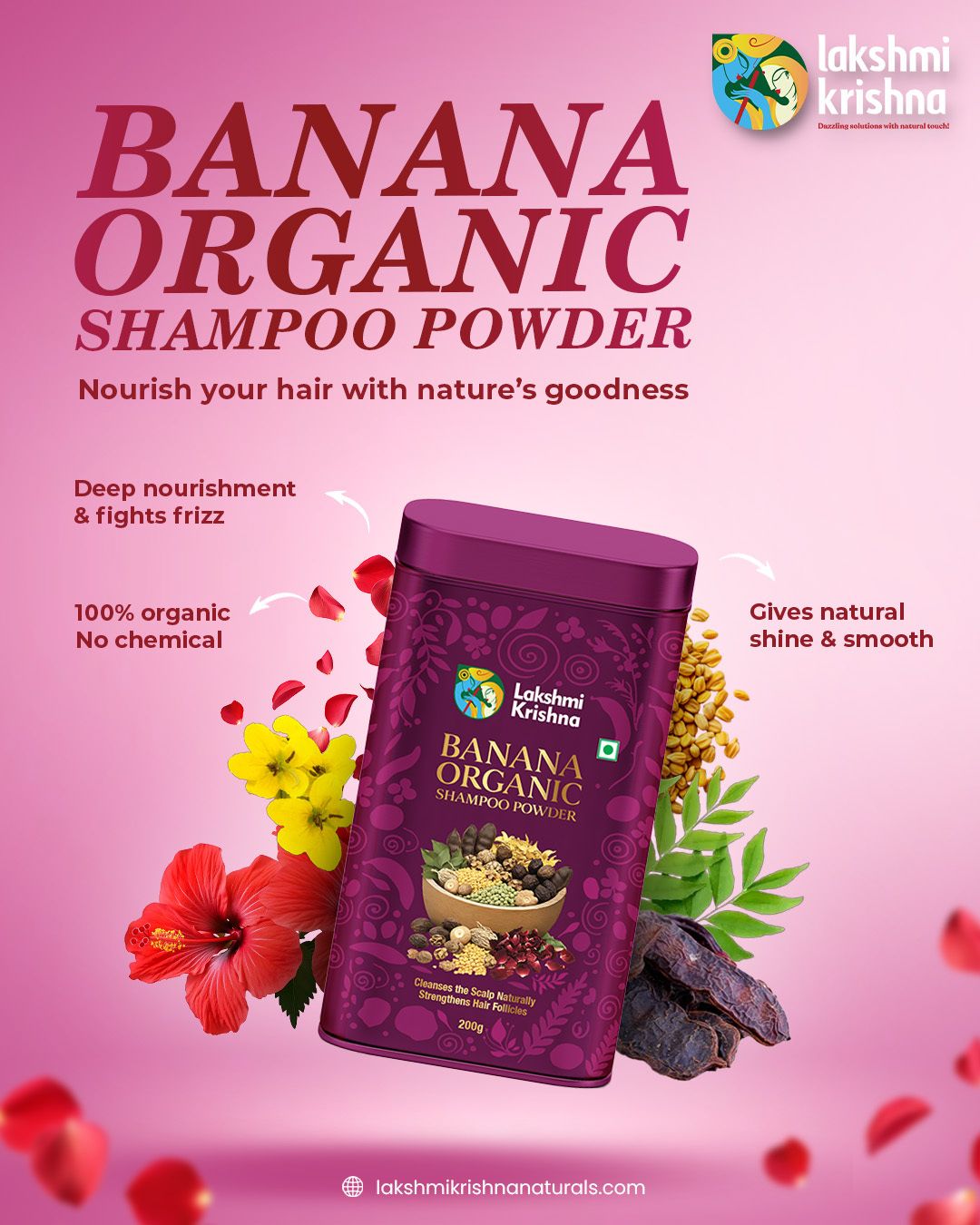Banana Organic Shampoo Powder-image-12