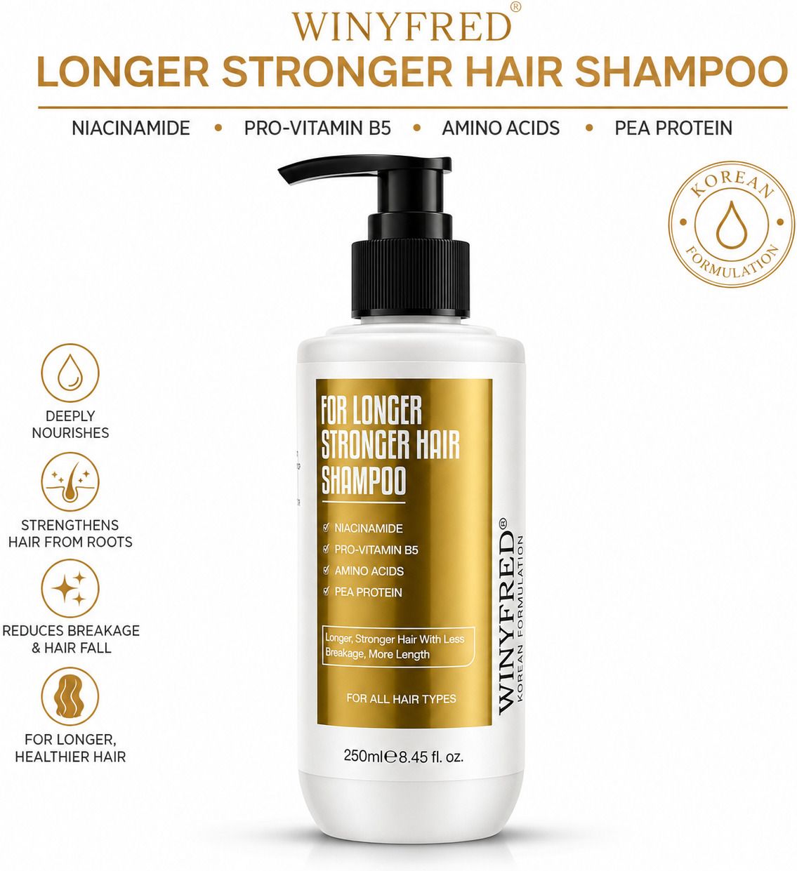 winyfred LONGER STRONGER HAIR SHAMPOO 250ml-picture-19