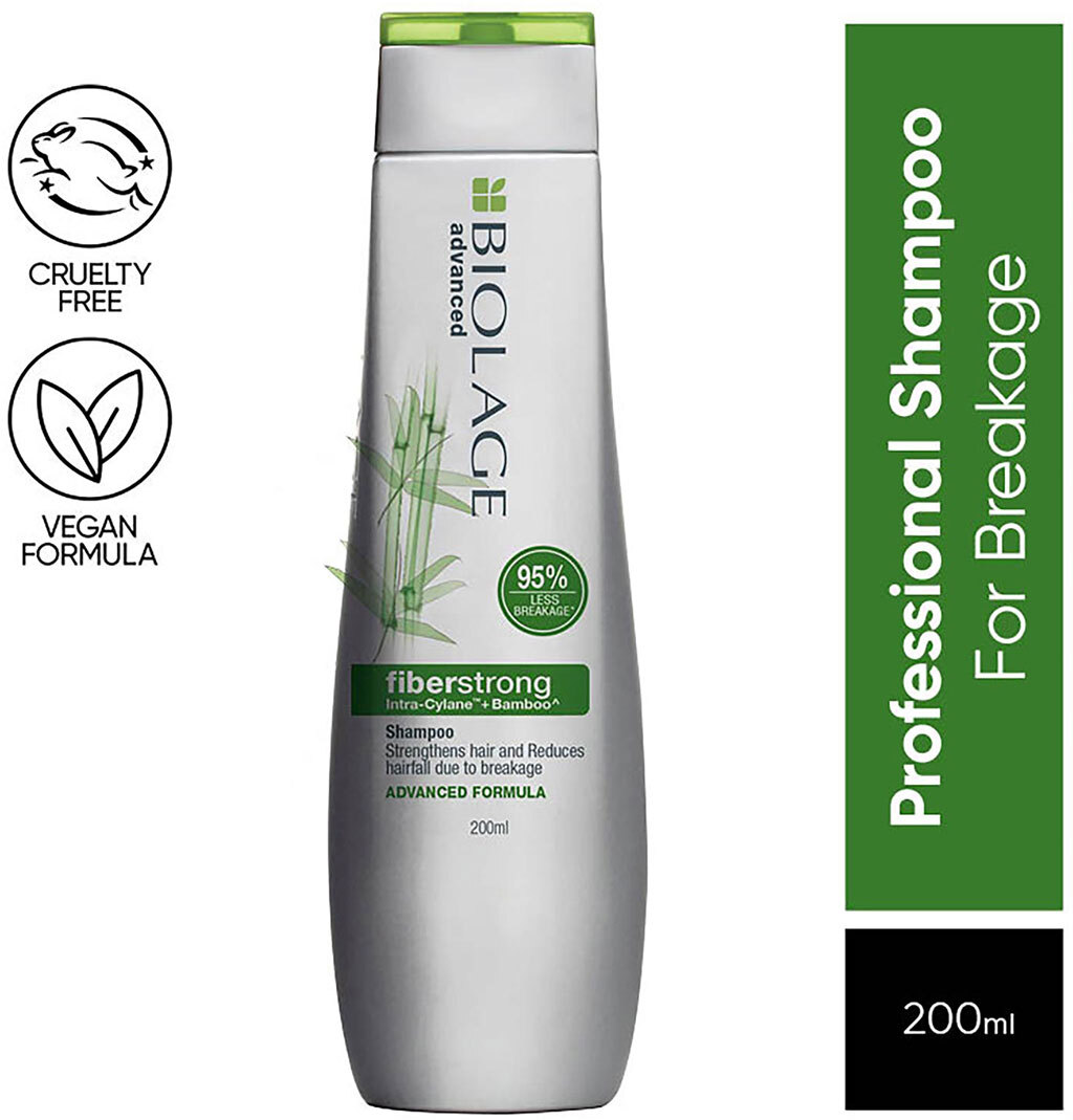 Biolage Advanced Fiberstrong Shampoo, Reinforces Strength & Elasticity For Hairfall Due To Hair Breakage