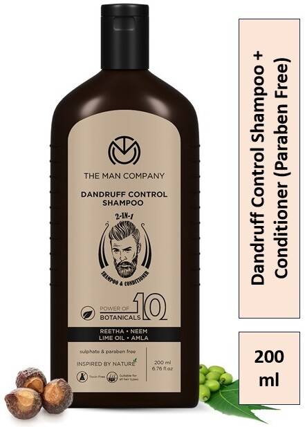 The Man Company 2 in 1 Anti-Dandruff Shampoo & Condi The Man Company 2 in 1 Anti-Dandruff Shampoo & Condi
