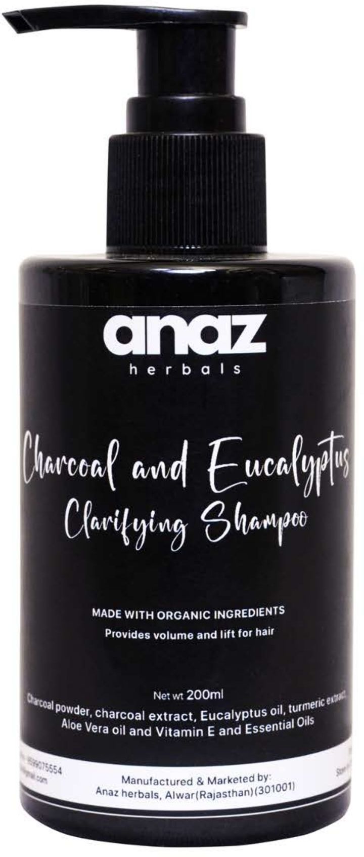 Charcoal Eucalyptus Hair Clarifying Shampoo-image-26