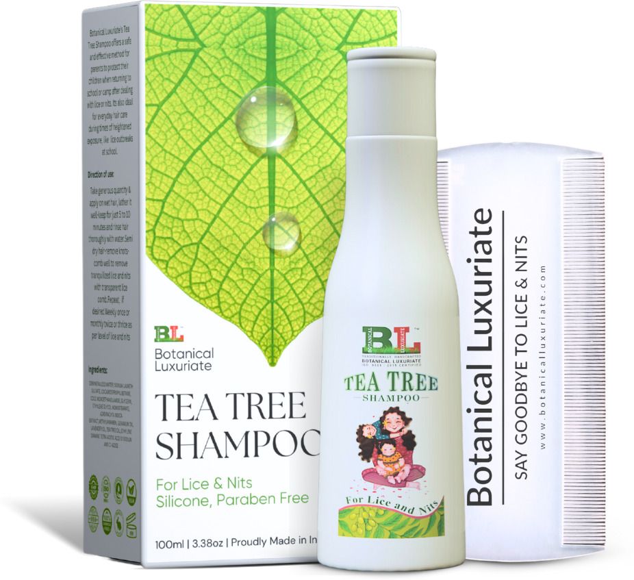 botanical luxuriate Tea Tree 100% Natural Anti Lice & Nits Shampoo-picture-14