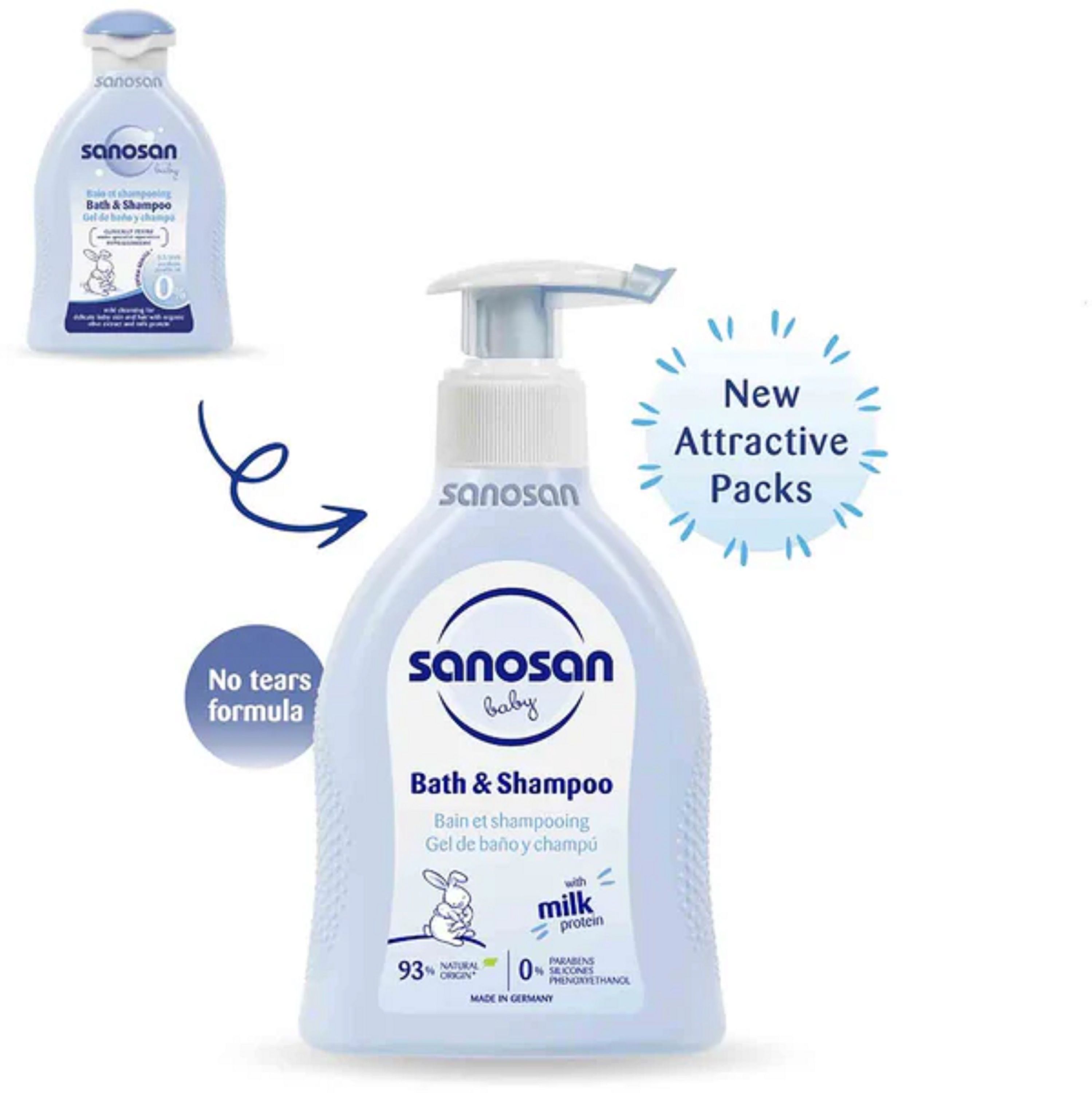 sanosan BABY BATH & SHAMPOO(200ml)-picture-45