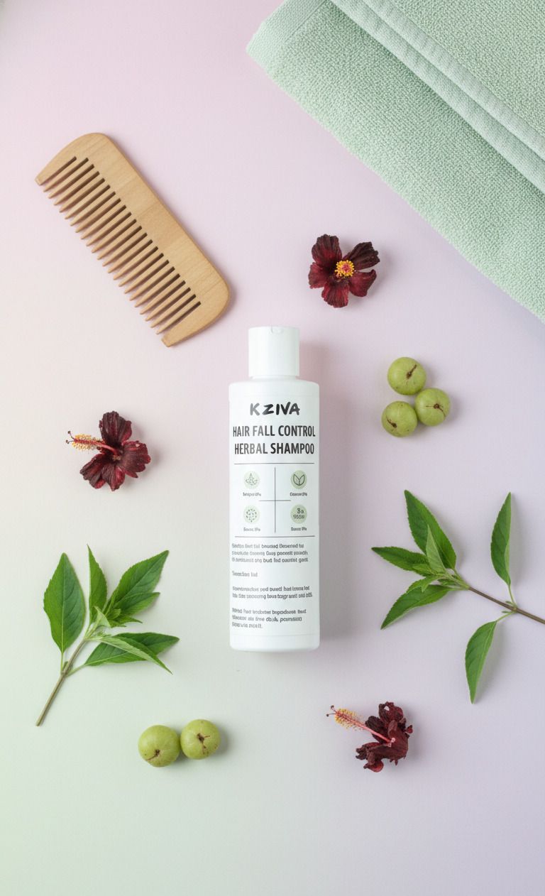 kziva Anti Hair Fall & Hair Growth Strengthening Herbal Cleanser (200 ml)-picture-27