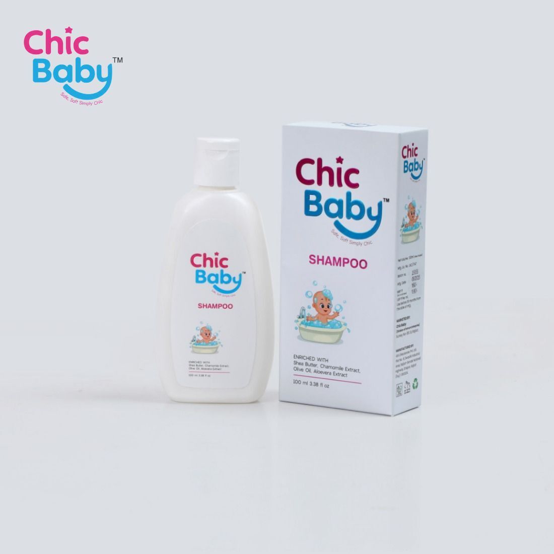 Baby Shampoo: Enriched with Shea Butter Chamomile Exract of Olive Oil & Aloevera-image-42
