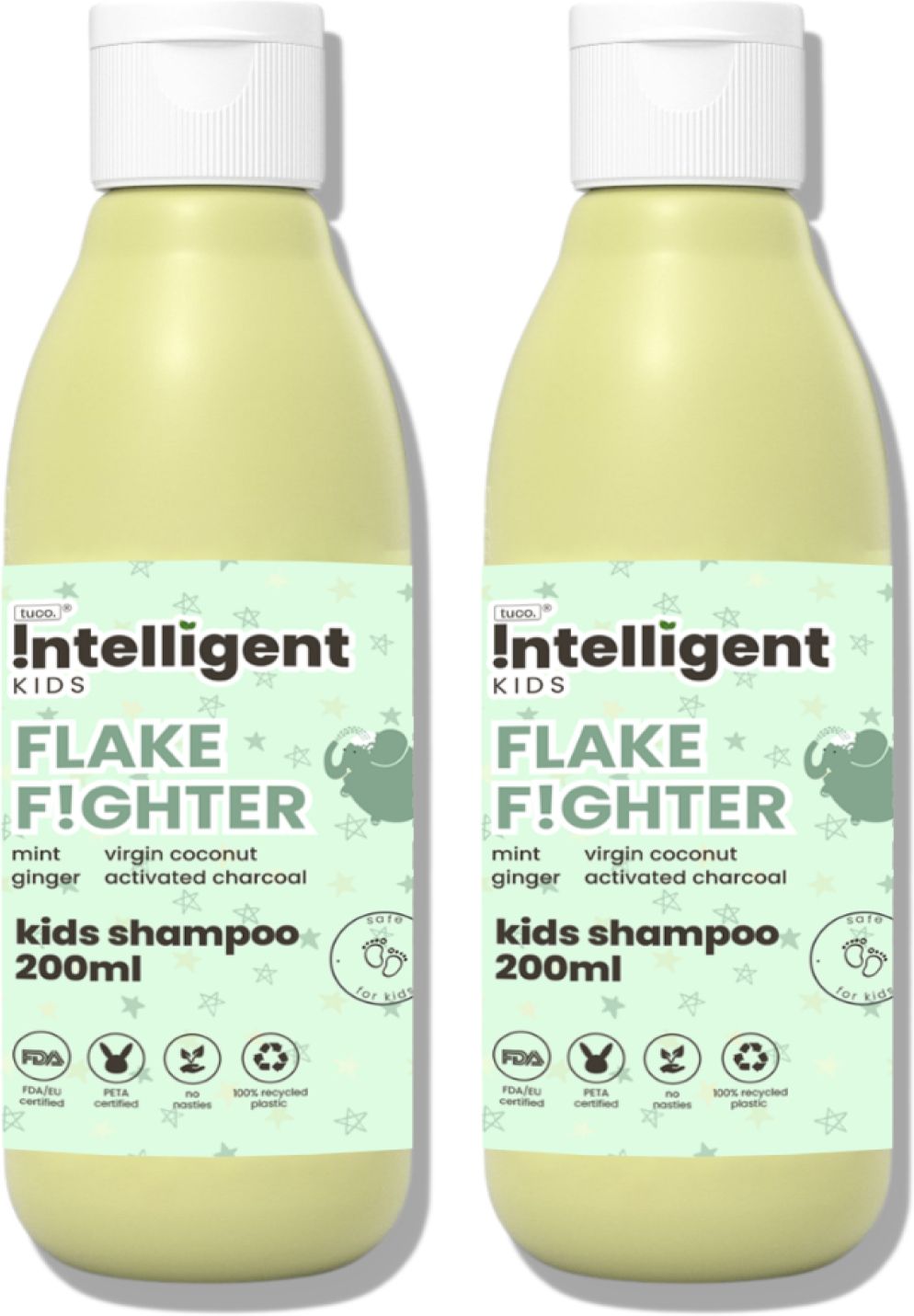 Kids Anti-Dandruff Shampoo for Ages 2-10 Years - 200ml (Pack Of 2)