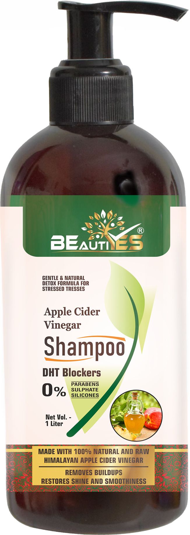 beautiyes Apple Cider Vinegar Shampoo 1 Ltr-picture-22