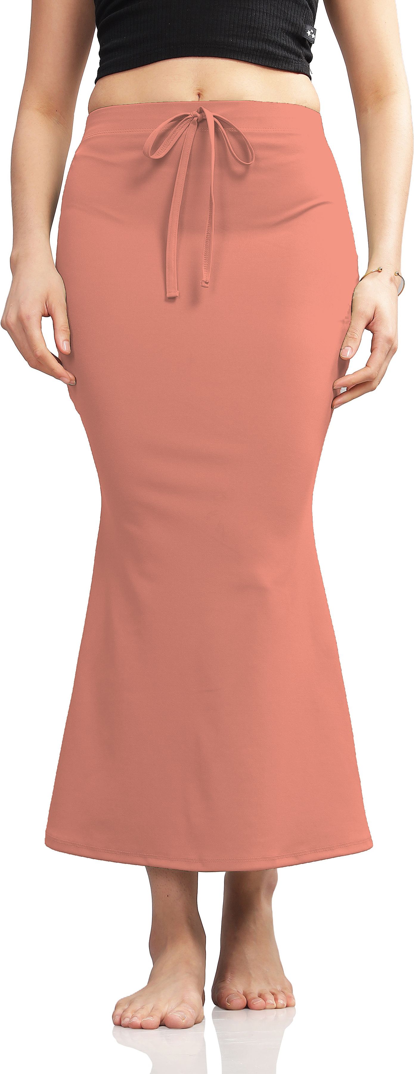 Jervin Classic Pink Petticoat for Women Lycra Blend Petticoat-image-10