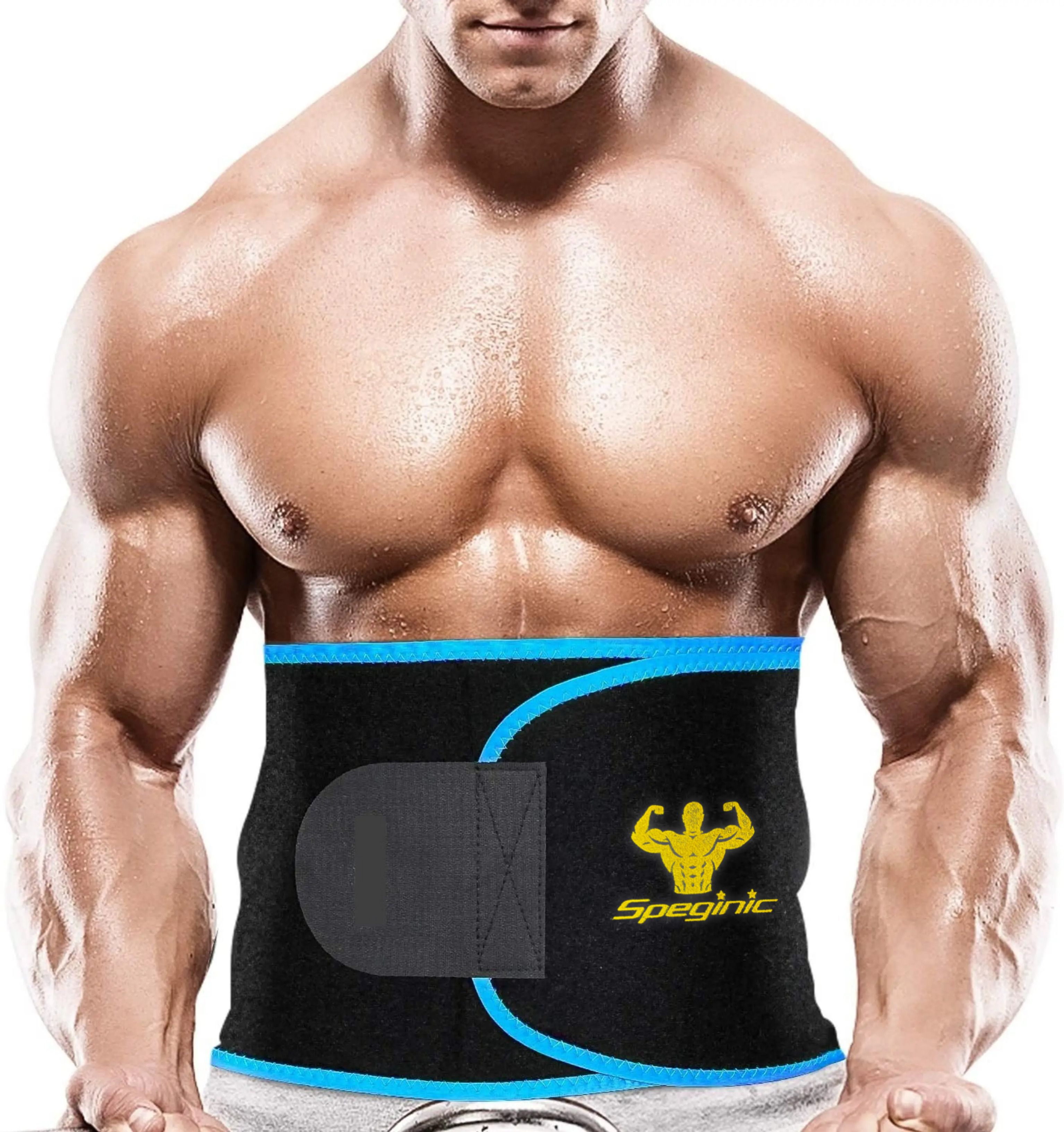 Sweat Belt Waist Trainer for Unisex, Sweat Belt for Weight Loss, Stomach Wraps Men, Women Shapewear