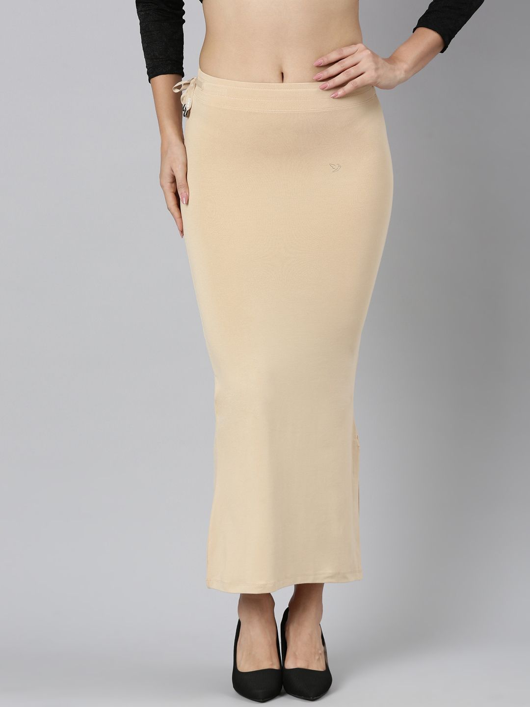 Sugar Cookie Straight Fit Saree Skirt Women Shapewear-image-3