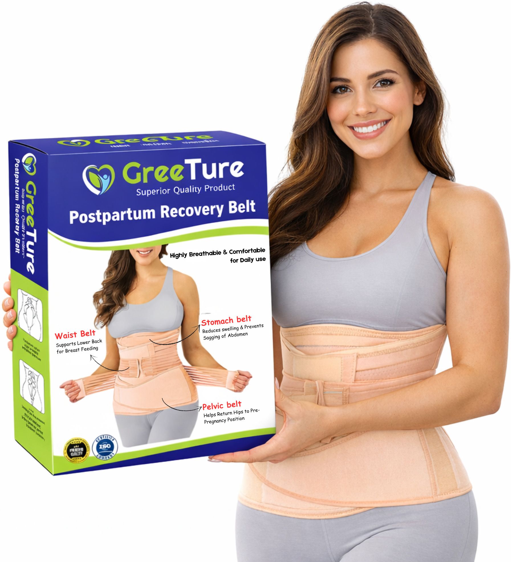 Post Pregnancy Abdominal Belt Abdominal Belt-image-27