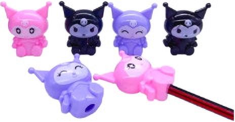 pmw Kuromi Pencil Sharpener|Kawaii School Stationery,Pack of 2|For Students,For Kids Metal Sharpener-picture-38