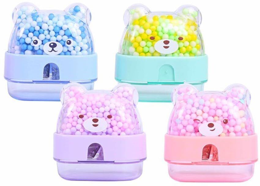 mahakal collective Cute Bear Head Balls Pencil Sharpener for Kids Singal Pencil Sharpeners Sharpeners-picture-13