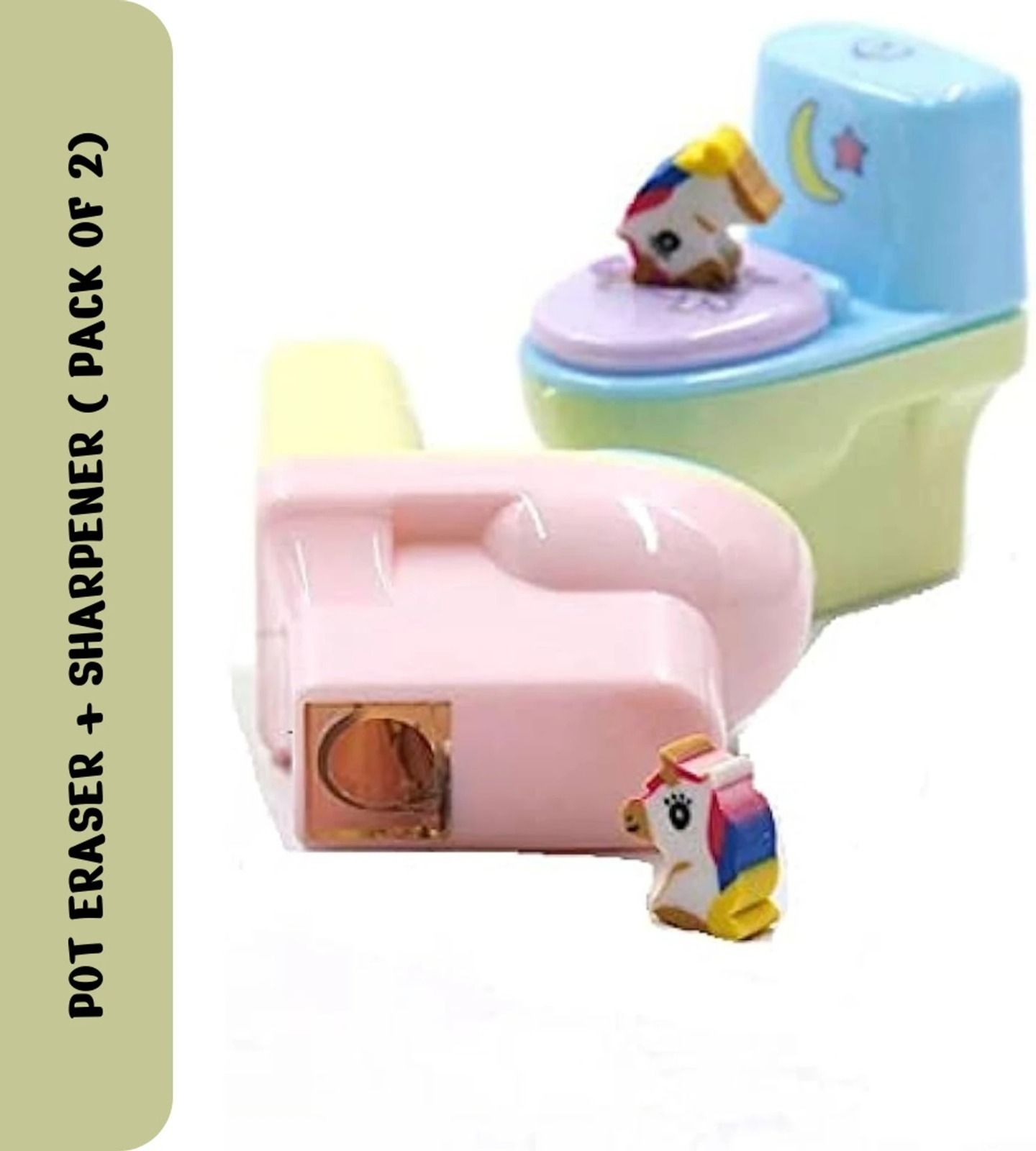 anishacreations POT UNICORN-PASTEL :: SMALL SIZE ::POT Sharpeners-picture-24