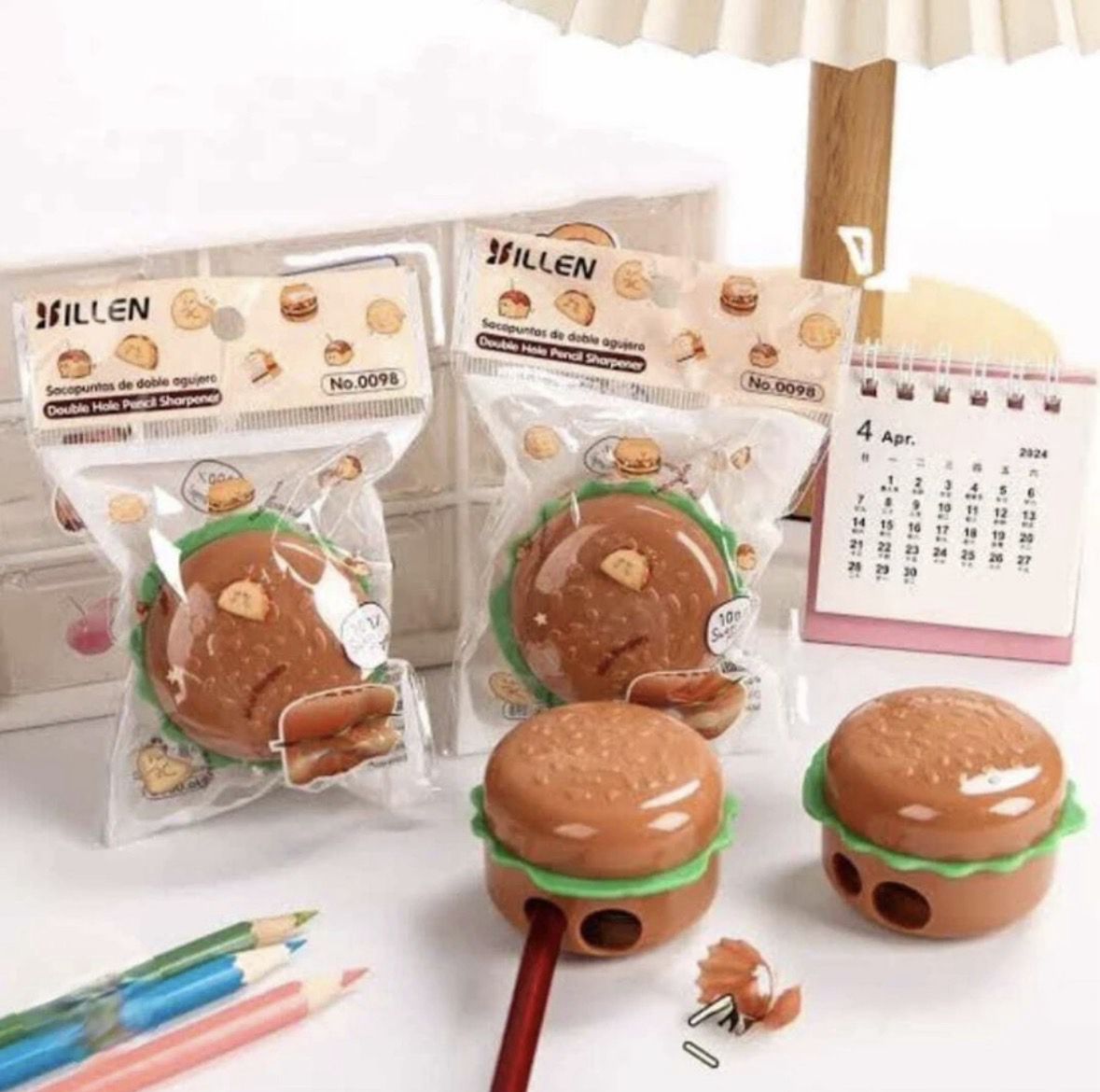 burger sharpner 2 Plastic Sharpeners-picture-23