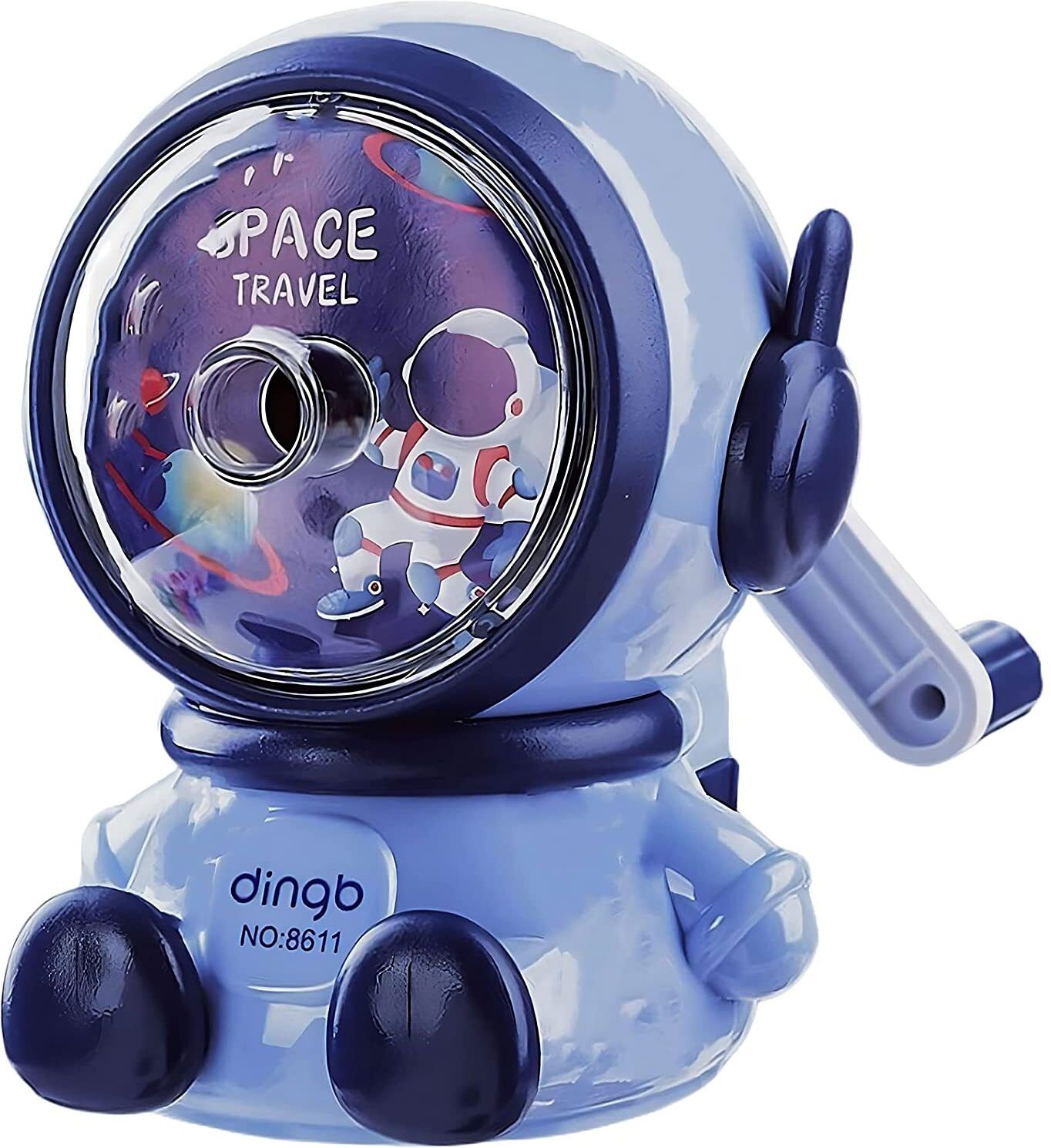 Plastic Cute Cartoon Space Travel Manual Color Pencils/Pencil Sharpener 1 Sharpener-image-31