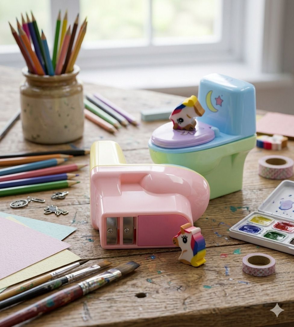 anishacreations POT UNICORN-PASTEL :: SMALL SIZE ::POT Sharpeners-picture-31
