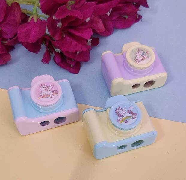 tushar Camera Shape Sharpener for Girls, Pencil Sharpener for Kids Camera Sharpener Return Gifts for Kids Sharpener-picture-10
