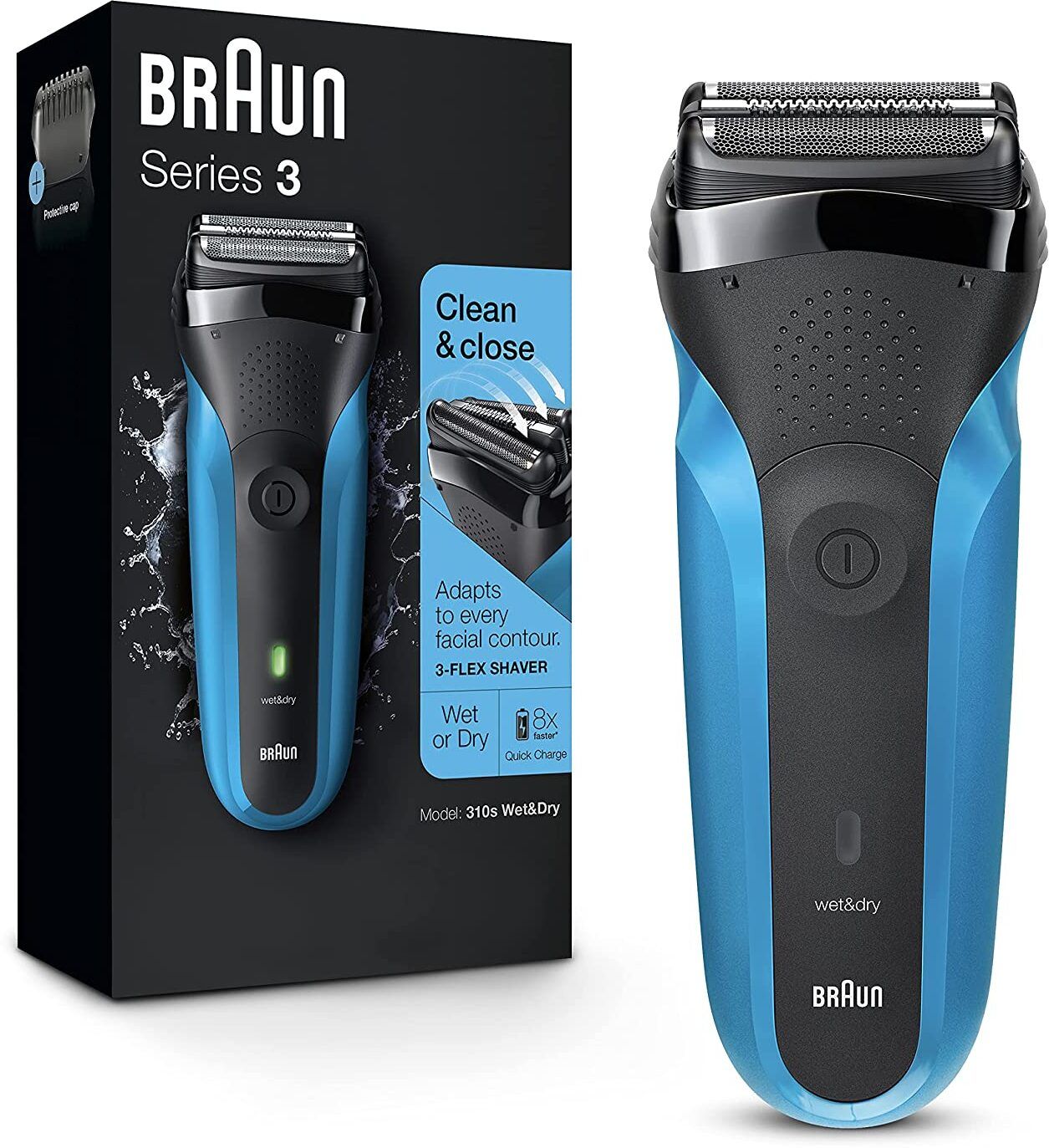 Braun 310s - W&D Shaver For Men