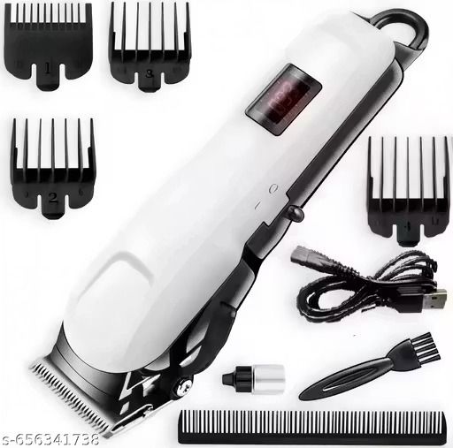Nka 809A Professional Rechargeable Hair Trimmer Electric Hair Clipper, Razor Shaver For Men-image-37