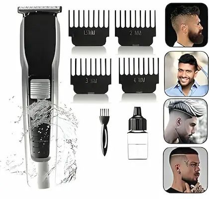ValueShop Shaver Titanium Blade Trimmer 60 min Runtime Trimmer 120 min Runtime 4 Length Settings-image-19