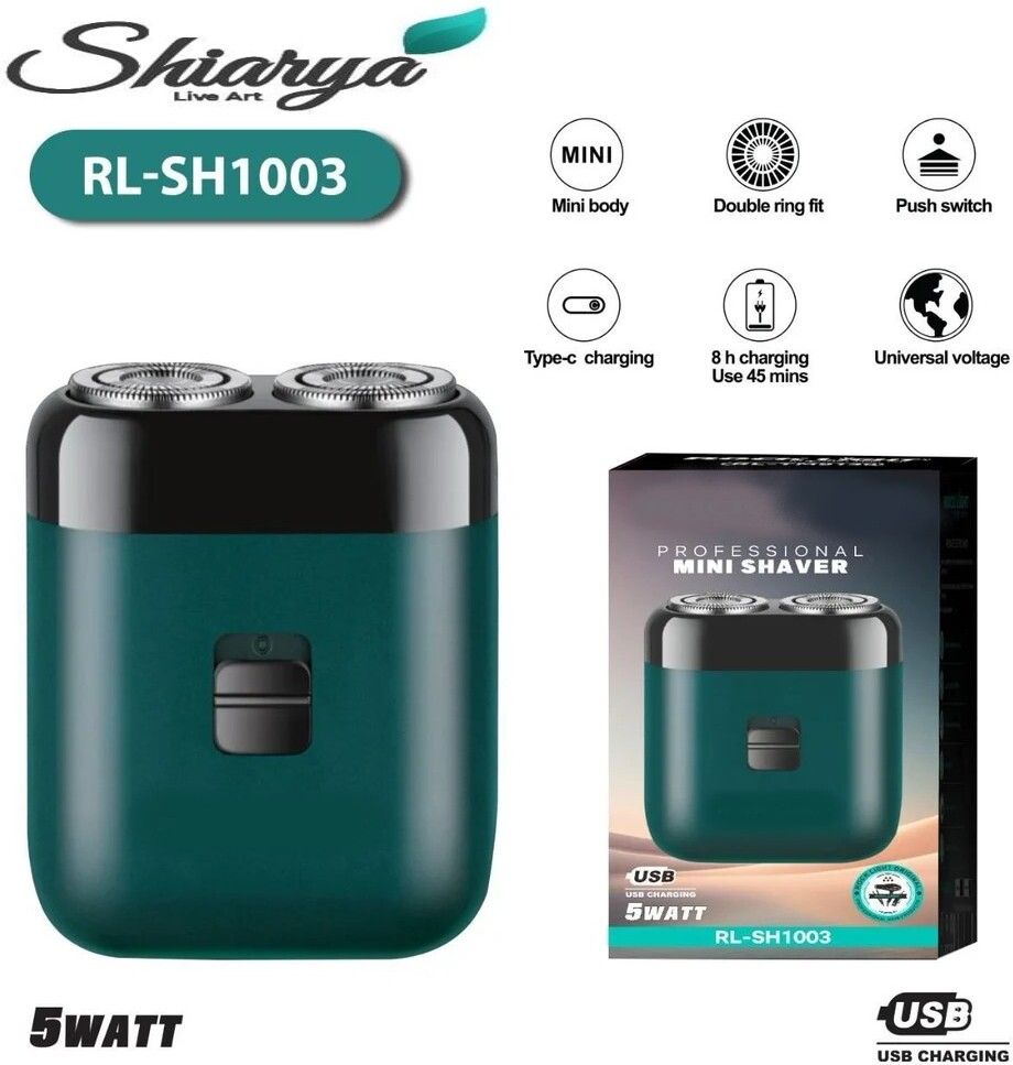 SHIARYA RL-SH 1003 Small Electric Shaving Machine Powerful Retro Shaving Machine Shaver For Men-image-42