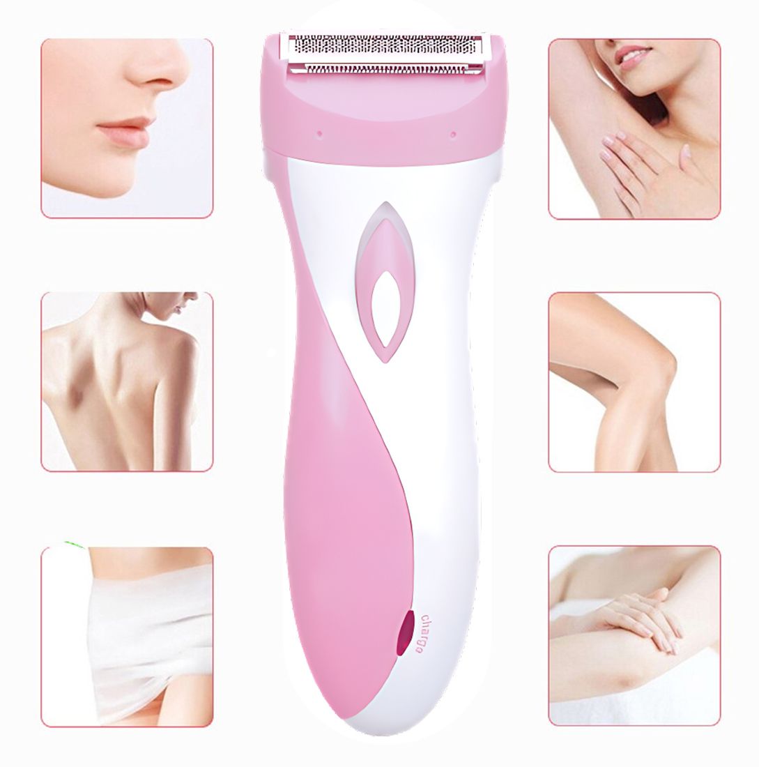 KEM EY New Upgraded Rechargeable Lady Shaver Hair Remover Epilator Shaver For Women-image-20
