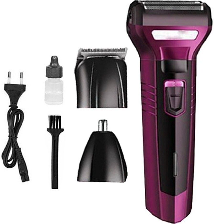 PIOY Professional Three-in-One Rechargeable Hair Clipper Shaver beard Styling Hair Removal machine Shaver For Men