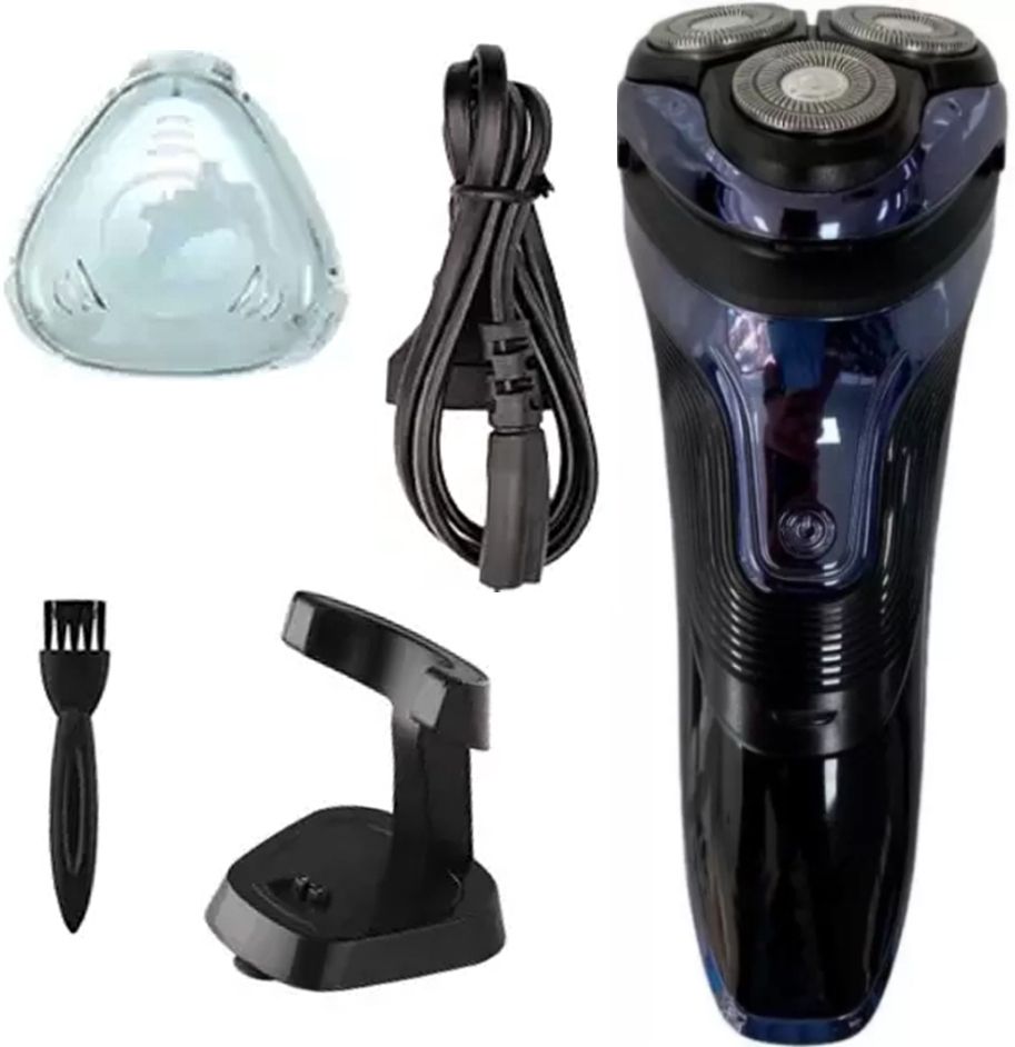 OVER BELIEVE New Rechargeable Pop Up shaver Triple 3 Blades pop up Sidebruns beard Shaver For Men-image-22
