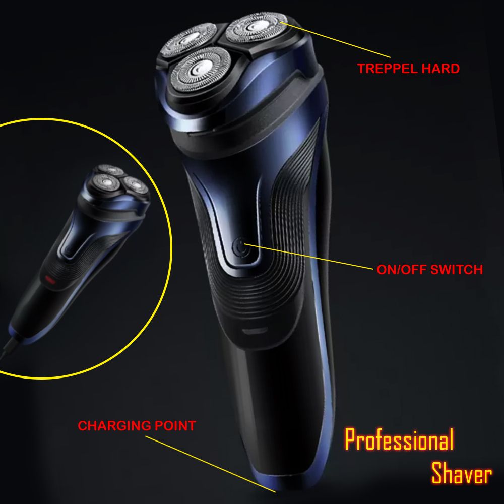 OVER BELIEVE Professional Rechargeable High Quality Best Bread Shaver For Men-image-38