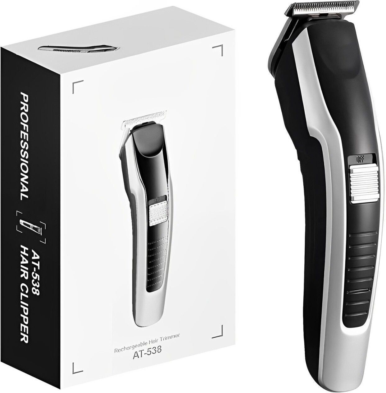 FINARO Skin-friendly Beard Trimmer - Rechargeable Men’s Body Hair Removal Machine Shaver For Men-image-15