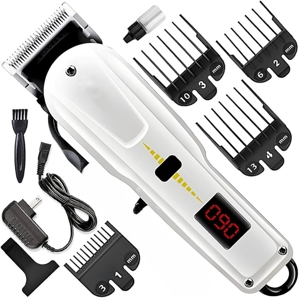 zeno volt Professional 11in1 Grooming Kit Fully Waterproof Trimmer White, Black Pet Hair Trimmer-picture-33