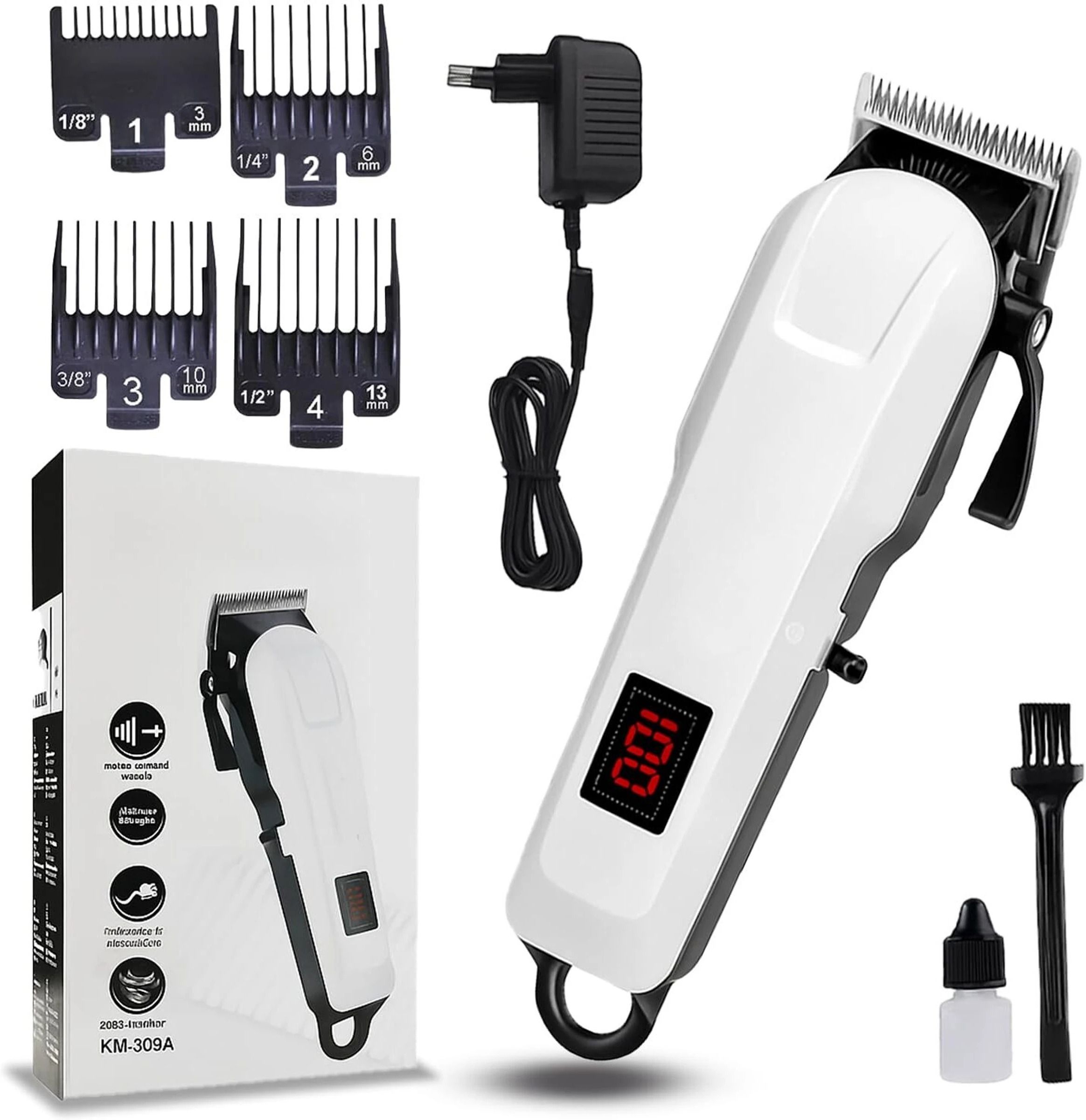 Zeno volt Cordless Shaver Trimmer for Men | LED Display USB Rechargeable Shaver For Men, Women-picture-33