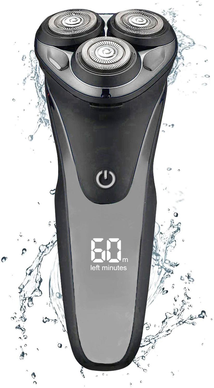 Retail Infinity Digital Display Usb Charging Wet & Dry RotaryShaver For Men-image-25